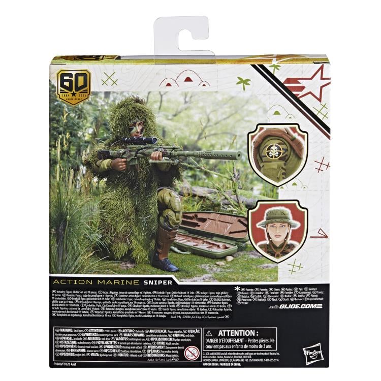 G.I. Joe 60th Anniversary Classified Series Action Marine (Sniper) Action Figure