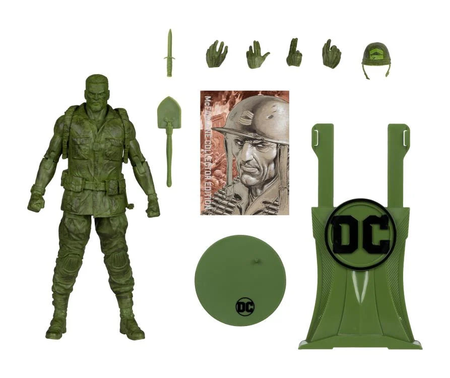 DC Comics DC Multiverse Collector Edition Sgt. Rock Platinum (Chase) Action Figure