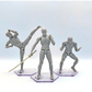 Premium Peg-Free Foot Stands - 3 Pack - 1:12 Scale (4in-7in Figures)