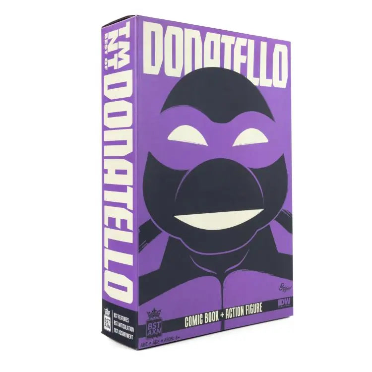 Teenage Mutant Ninja Turtles BST AXN Best of Donatello & Comic Set Ram Fam Collectibles