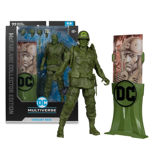 DC Comics DC Multiverse Collector Edition Sgt. Rock Platinum (Chase) Action Figure